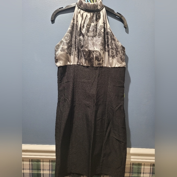 Formal Mockneck Mini Dress - Picture 2 of 2